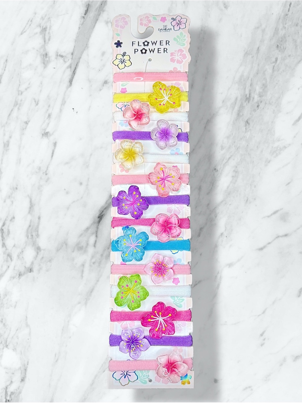 Kids Floral Elastic Hair Ties